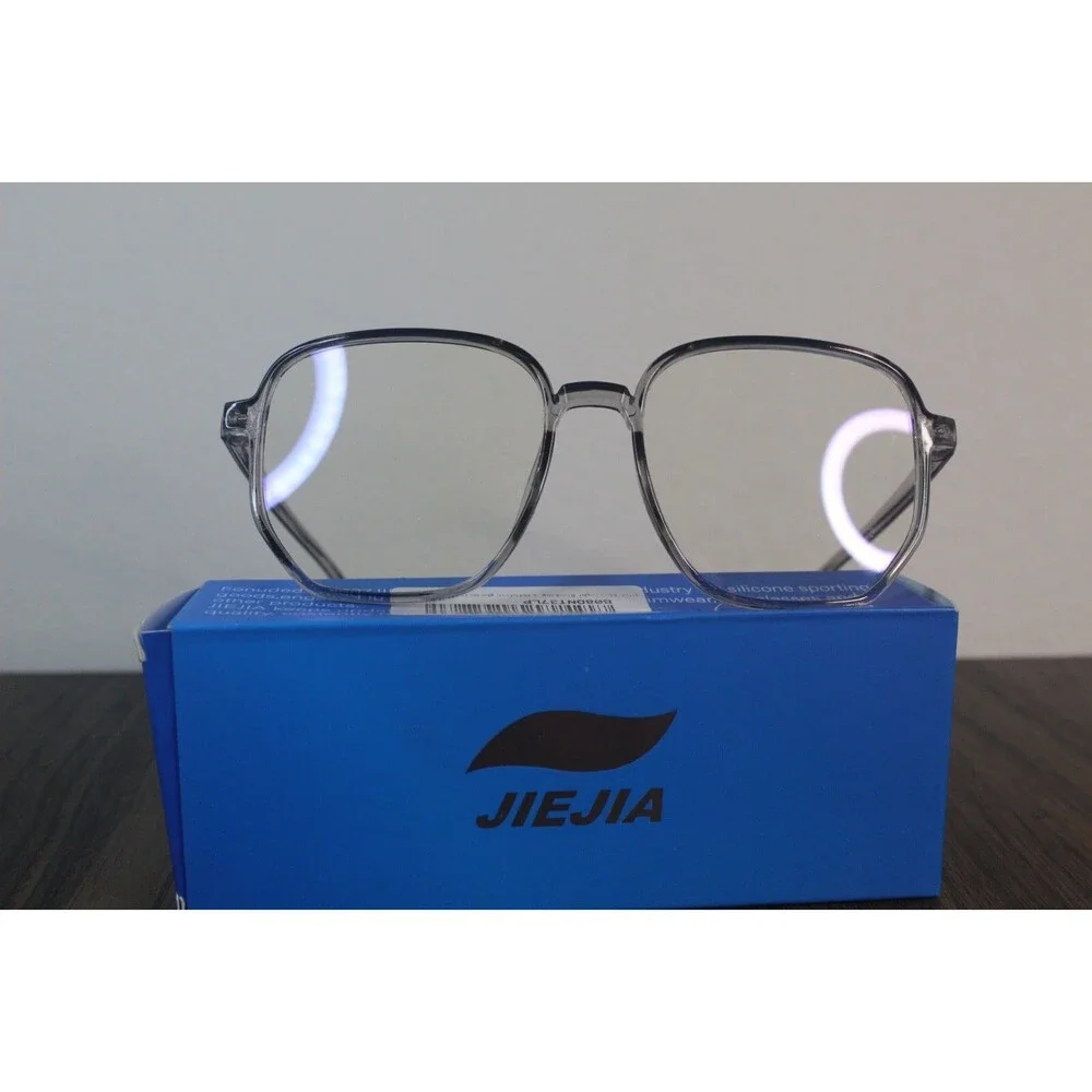 Grey Frame JIEJIA Blue Light Blocking Eyeglasses Computer Gaming TV Glasses